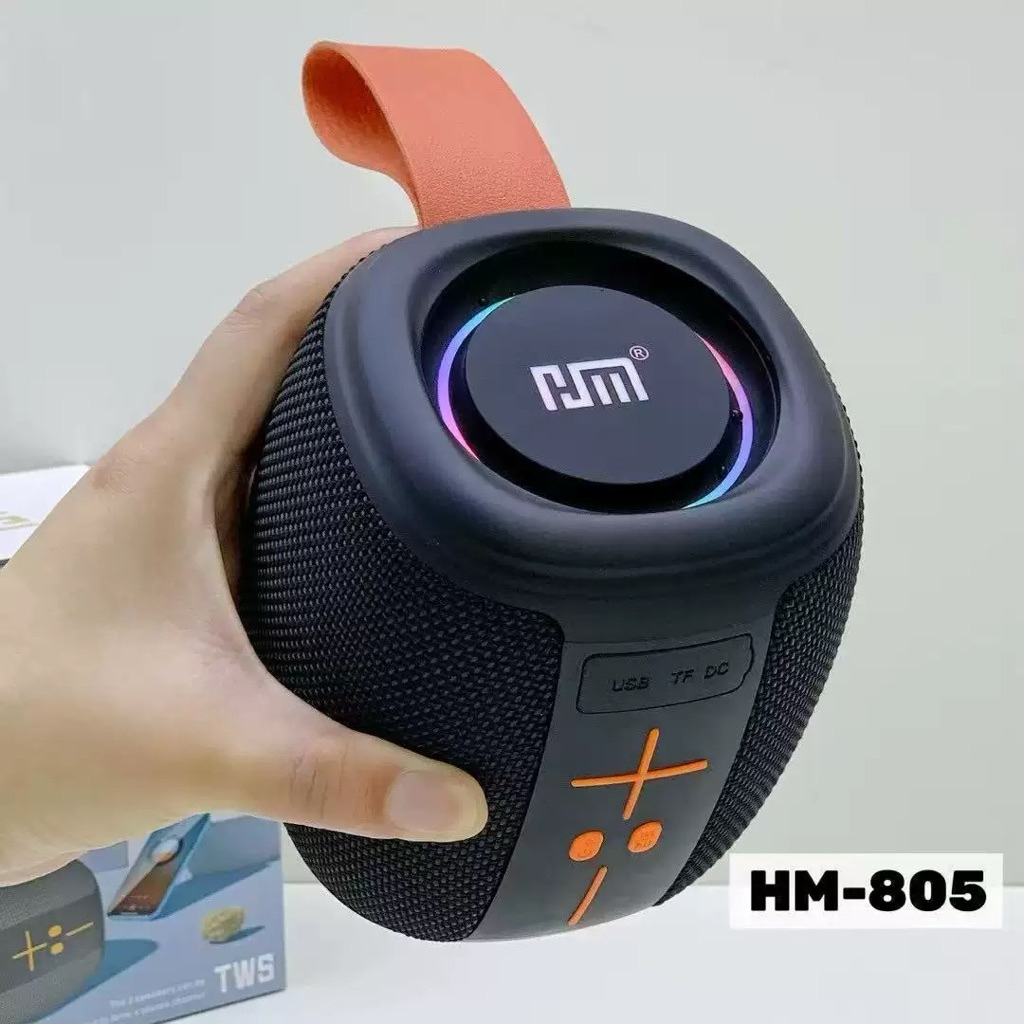 HM-805 ลำโพงบลูทูธเสียงดีเบสแน่นกันน้ำIPX4
