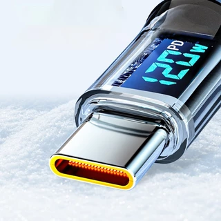 Throttle สายชาจแบตเร็ว 120W/6A สายชาร์จUSB Type C รองรับLED สายยาว1เมตร2เมตร