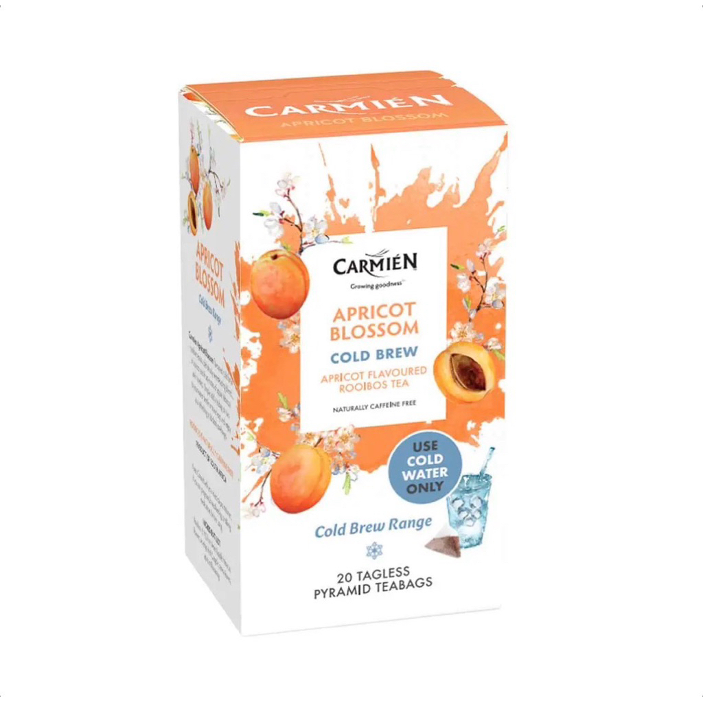 🍑🌸 Carmién Apricot Blossom Cold Brew Rooibos Tea 🌸🍑