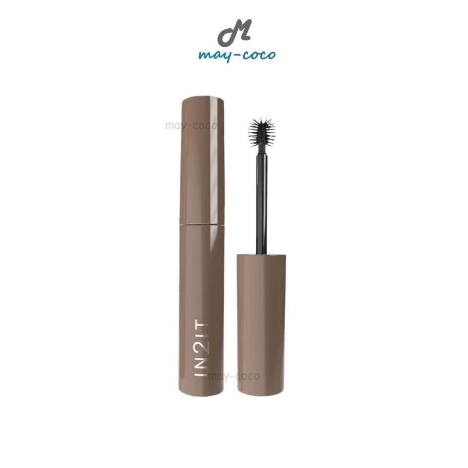 ถูก/แท้/มีไลฟ์ มาสคาร่าคิ้ว IN2IT Sculpt&Style Brow Gel Mascara เจลมาสคาร่าหัวขนเม่น ปัดคิ้ว ติดทน กันน้ำ กันเหงื่อ