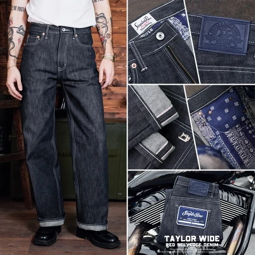 Simple&Raw - Sk863 TaylorWide 16oz. ทรงขากว้าง