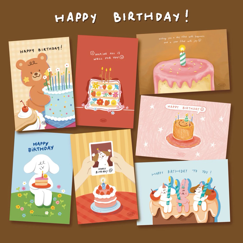 BMCK - การ์ดวันเกิด (มีซอง) ชุดที่ 2 Birthday card