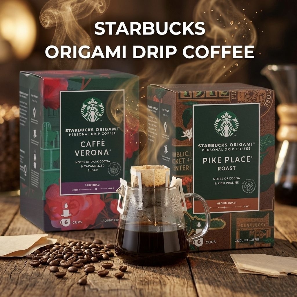 STARBUCKS ORIGAMI DRIP COFFEE | กาแฟ STARBUCKS ORIGAMI DRIP COFFEE