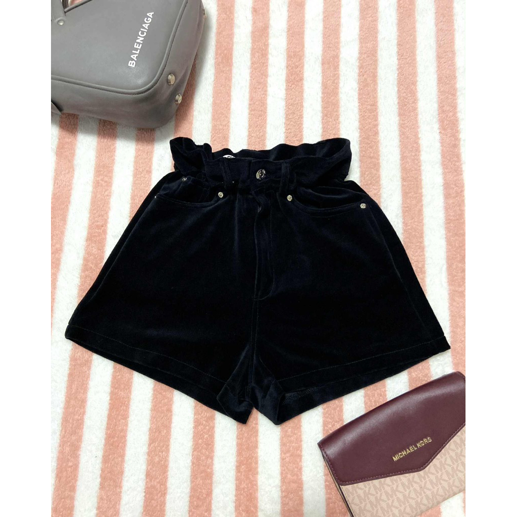 กางเกงผ้ากำมะหยี miumiu ของแท้มือสอง size s