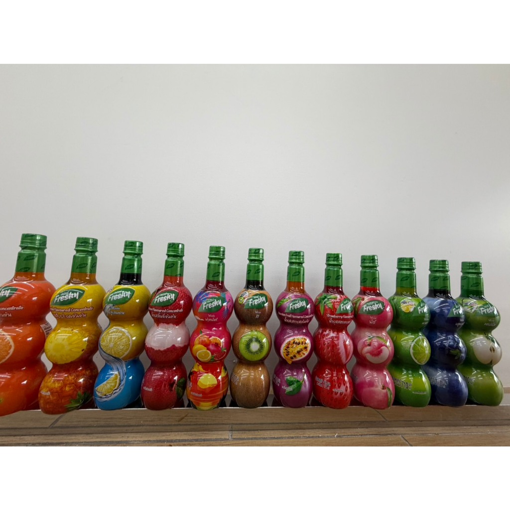 ไซรัป Freshy เฟรชชี่ น้ำผลไม้ 710ml ผสมเนื้อผลไม้เข้มข้นเฟรชชี่ หอมกลิ่นผลไม้