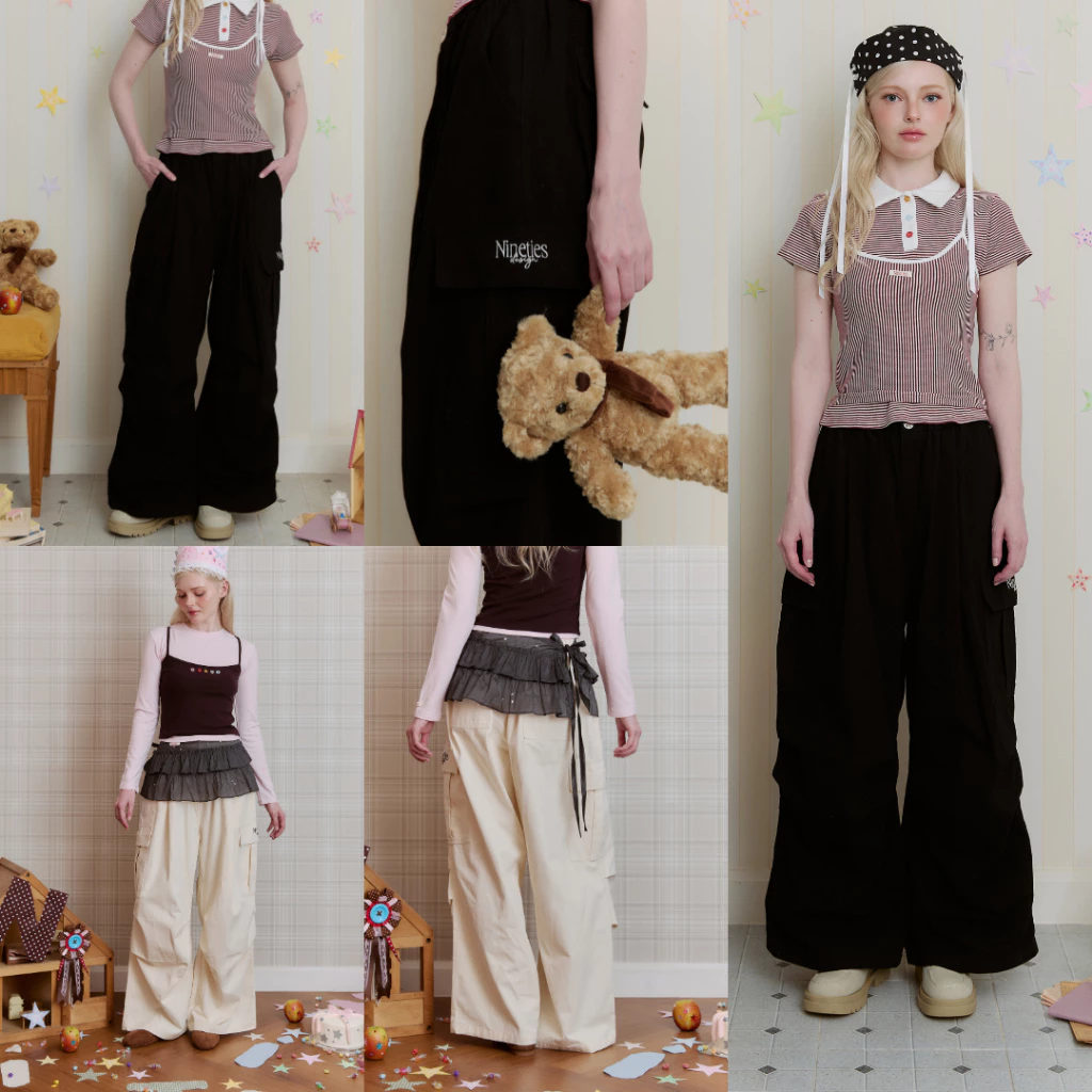 Nineties Design : Playful Long Pants กางเกงขายาว รุ่น Crayo