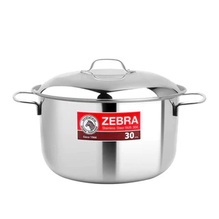 [ของแท้ 100%] ZEBRA หม้อสแตนเลส SUS 304 ตราหัวม้าลาย หม้อหุงต้ม / หม้อด้าม ชุดเครื่องครัวสุดคุ้ม มีหลายขนาดให้เลือก