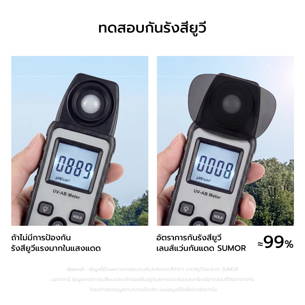 SUMOR : (SM15)  Polarized  แว่นกันแดด แว่นตากันแดดแฟชั่น แว่นกันแดดมุกสำหรับผู้หญิง | Sunglasses รูปที่ 8