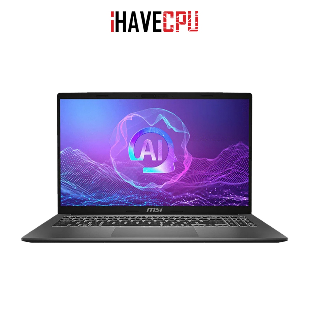 โน้ตบุ๊ค (notebook) iHAVECPU MSI MODERN 15 AI F2HMG-022TH (PLATINUM GRAY)