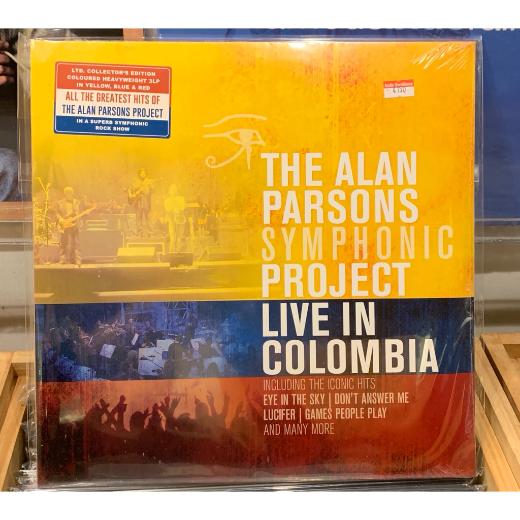 THE ALAN PARSONS SYMPHONIC PROJECT-LIVE IN COLOMBIA 3lp-33rpm