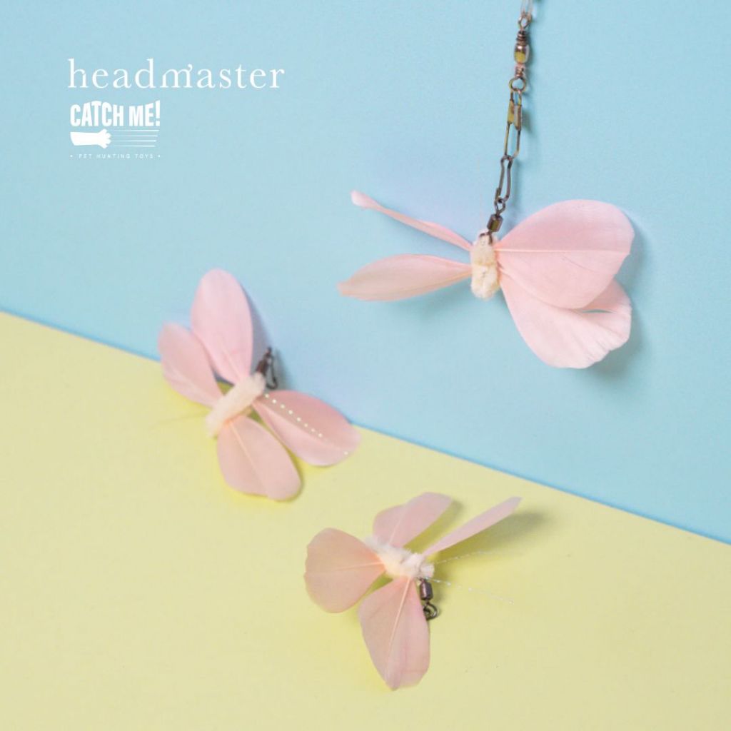 Catch Me! PinkyMoth Cat Teaser Refill Head หัวล่อแมว อุปกรณ์ ไม้ตกแมว ไม้ล่อแมว