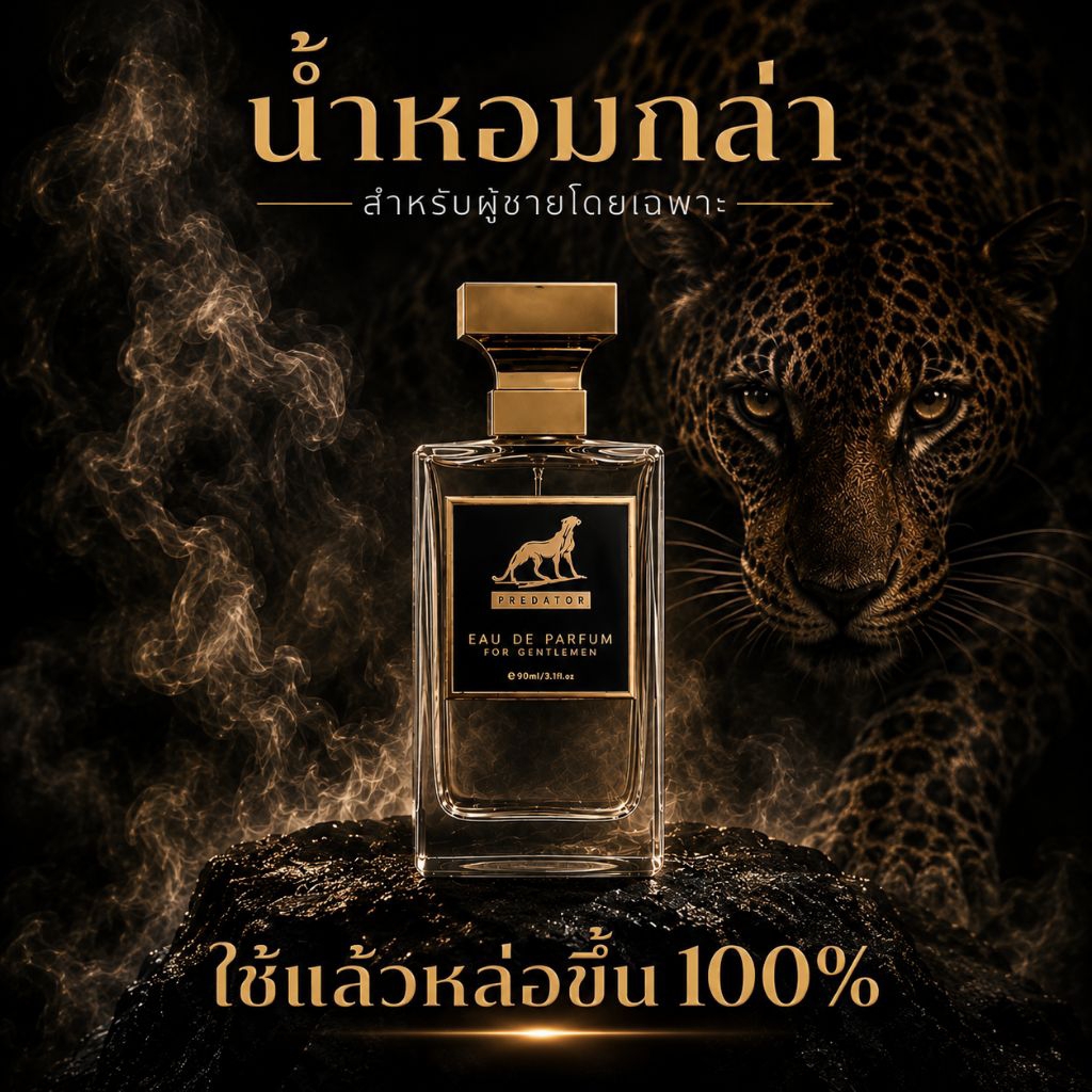 น้ำหอมนักล่าลีโอใช้กลางคืนน้ำหอมที่ทำมาเพื่อผู้ชายโดยเฉพาะขายมาแล้ว7ปี กลิ่นที่ลูกค้าซื้อซ้ำมากที่สุด