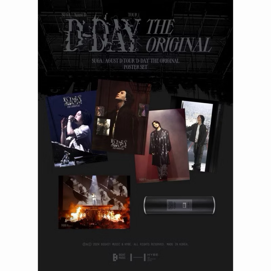 BTS SUGA | Agust D TOUR ‘D-DAY’ The Original ของแท้💯(พร้อมส่ง)