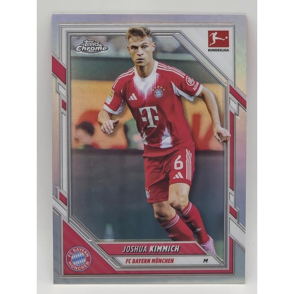 [RC] Joshua Kimmich การ์ดฟุตบอล (topps Chrome) Bundesliga ของแท้100% ภาพถ่ายจากสินค้าจริง