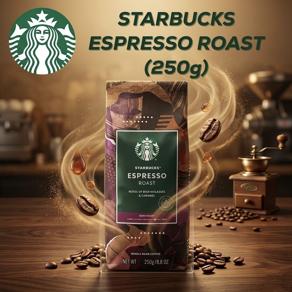 เมล็ดกาแฟ Starbucks Dark Roast (คั่วเข้ม)