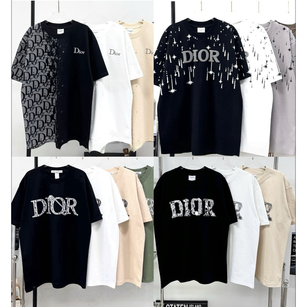 เสื้อยืด Oversize คอนตอนผ้านุ่มใส่สบายๆผ้านิ่ม