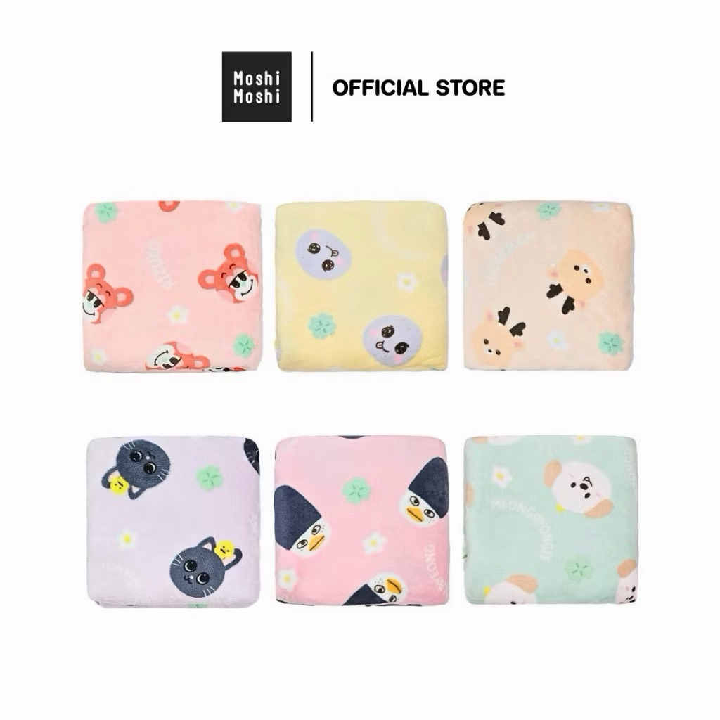 (ของแท้ ของใหม่💯) Moshi Moshi x RIIZE Blanket ผ้าห่มน้องข้าว
