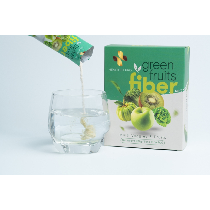 ไฟเบอร์ HEALTHEX PRO Green Fruits Fiber (เฮลท์เท็กซ์ โปร กรีน ฟรุ๊ตส์ ไฟเบอร์)