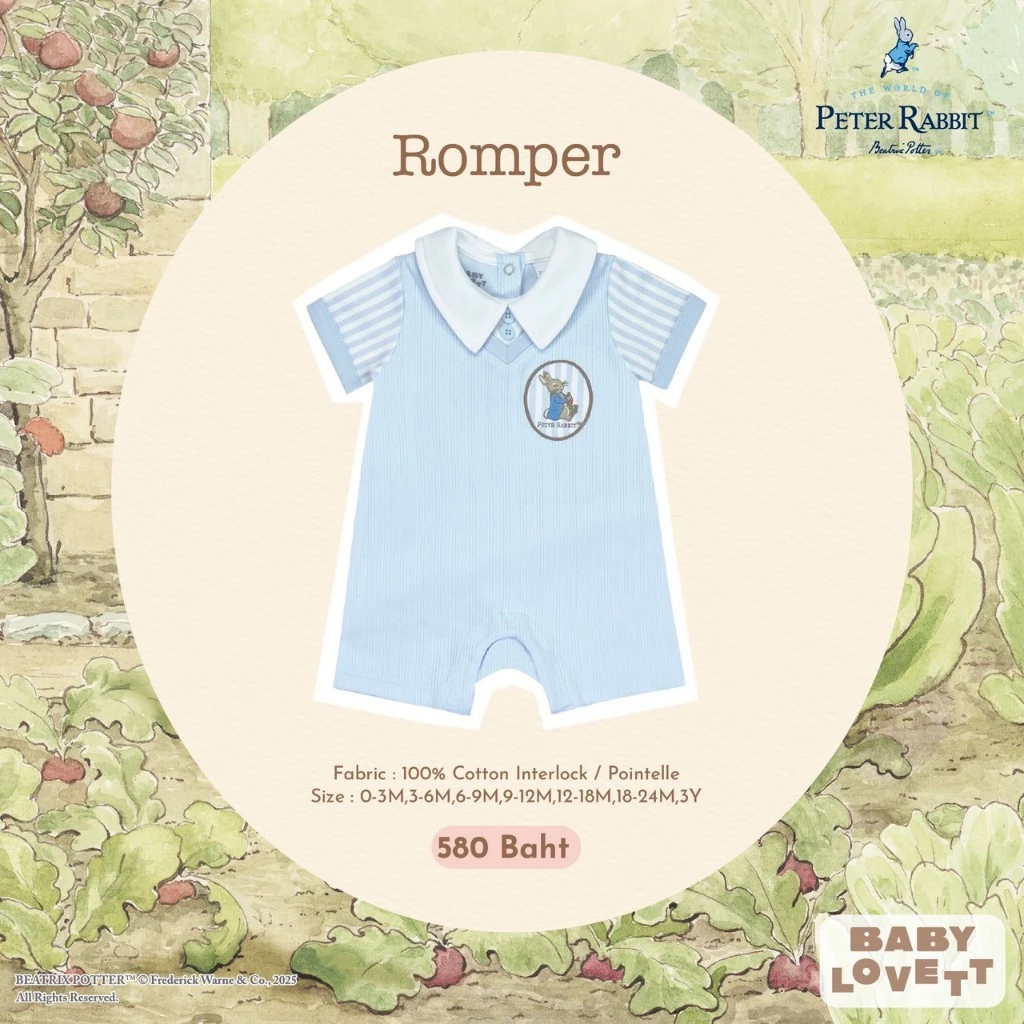 [Babylovett] 21 (Ep.3) Peter Rabbit - Romper