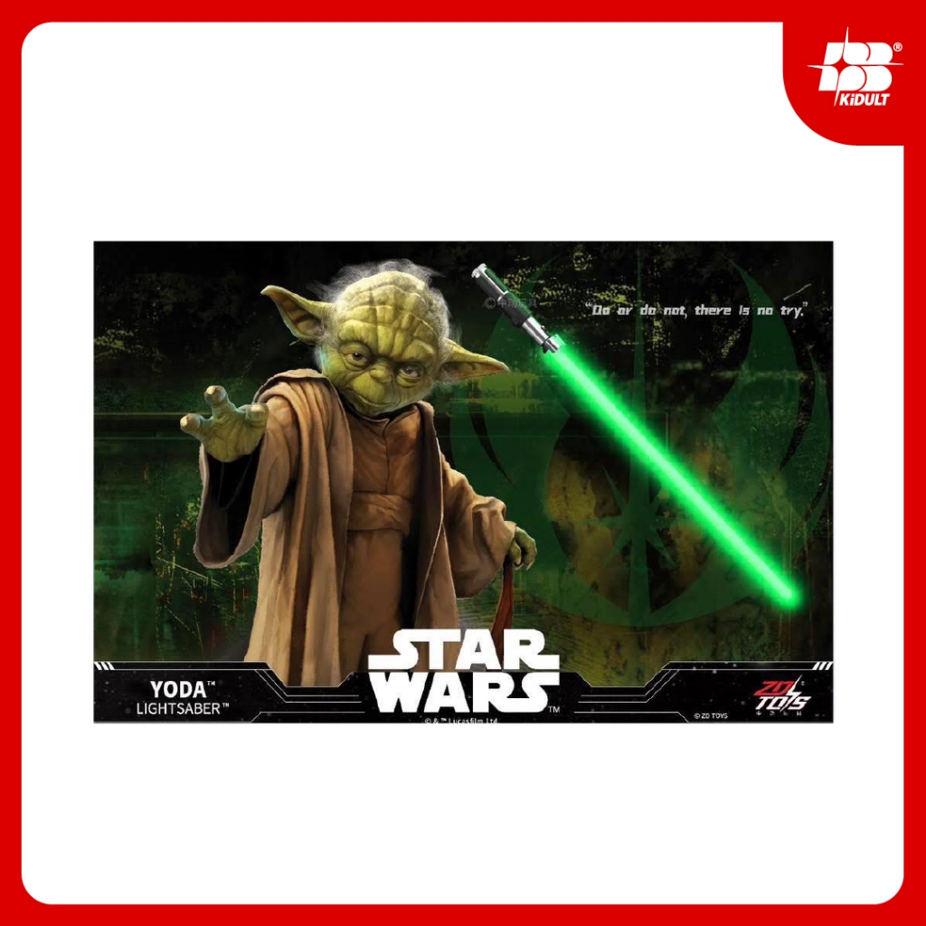 Star Wars Light Saber Yoda (ZD TOYS) สตาร์ วอร์ส ไลท์ เซเบอร์ส - โยดา (แซดดี ทอยส์) 1961-04