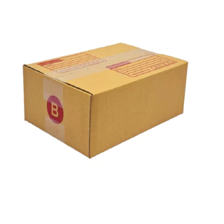 กล่องพัสดุ เบอร์ B แพ็ค100ใบ มีหลายลายให้เลือก ราคาถูก