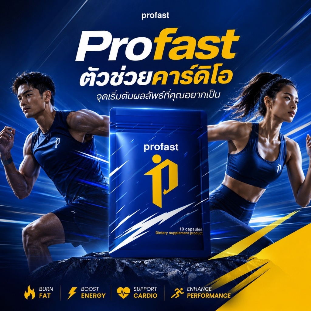 Profast วิตามินเผาผลาญ L-Carnitine และ Creatine ก่อนออกกำลังกาย เพิ่มเหงื่อ เพิ่มแรง เวทเทรนนิ่ง