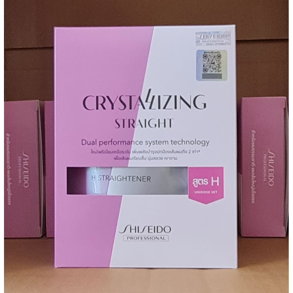 ผลิตภัณฑ์ครีมยืดผม shiseido สูตรน้ำยาโกรกครีมยืดผมตรง สูตร H1-H2 (125ml.)สำหรับ ผมเส้นใหญ่แข็งแรงหยิกมาก หยิกมาก (สีแดง)