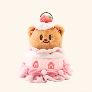 พวงกุญแจเค้กสตรอเบอร์รี่Butterbear-Pendant-Strawberry Cake