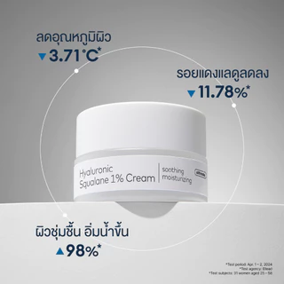 THE FACE SHOP ALLTIMATE HYALURONIC SQUALANE 1% CREAM ครีม ไฮยา-สควาเลน กู้ผิวขาดน้ำ คืนผิวอิ่มฟู ฉ่ำโกลว์