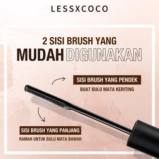 🔥【LESSXCOCO mascara】มาสคาร่า กันน้ำ ติดทนนาน ดัดขนตา ขนตางอนอย่าง