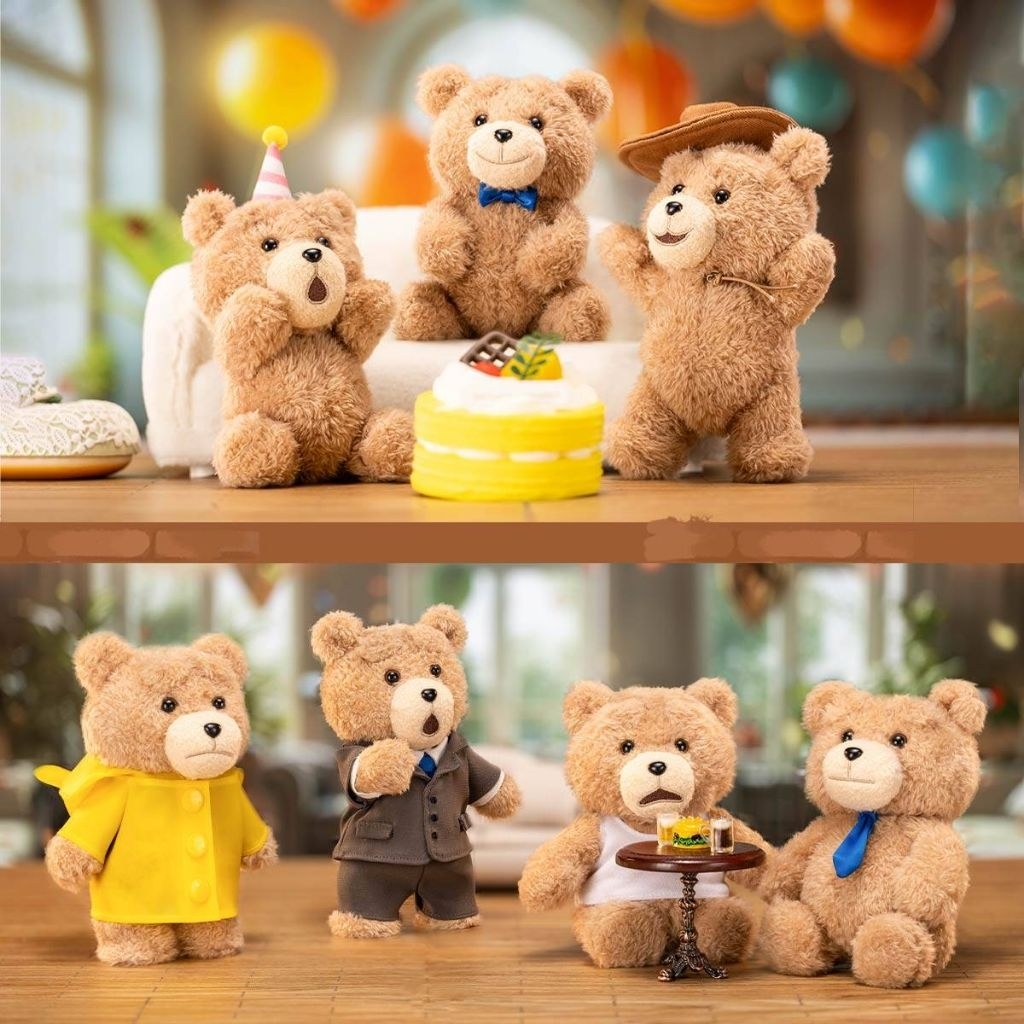 เลือกตัวได้ : Ted2 Teddy Bear Action Plush Pendant