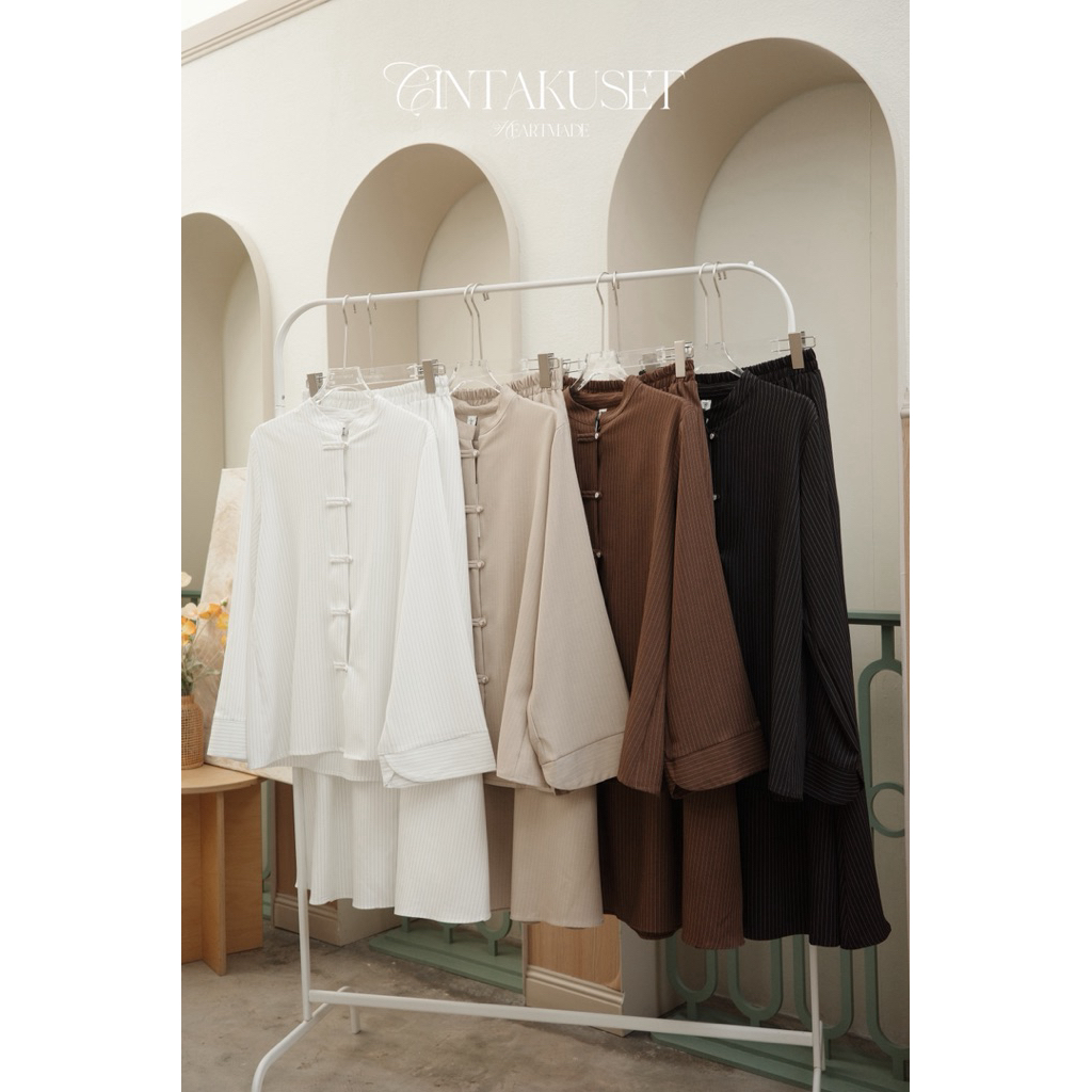 Heartmade-Cintaku set(ชุดเซทเสื้อ+กระโปรง)พร้อมส่ง🪡