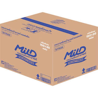 [ยกลัง] รุ่นใหม่ Mild - มายด์ กระดาษเช็ดหน้า ซอฟแพ็ค หนา2ชั้น 170แผ่น (10แพ็ค/ลัง)