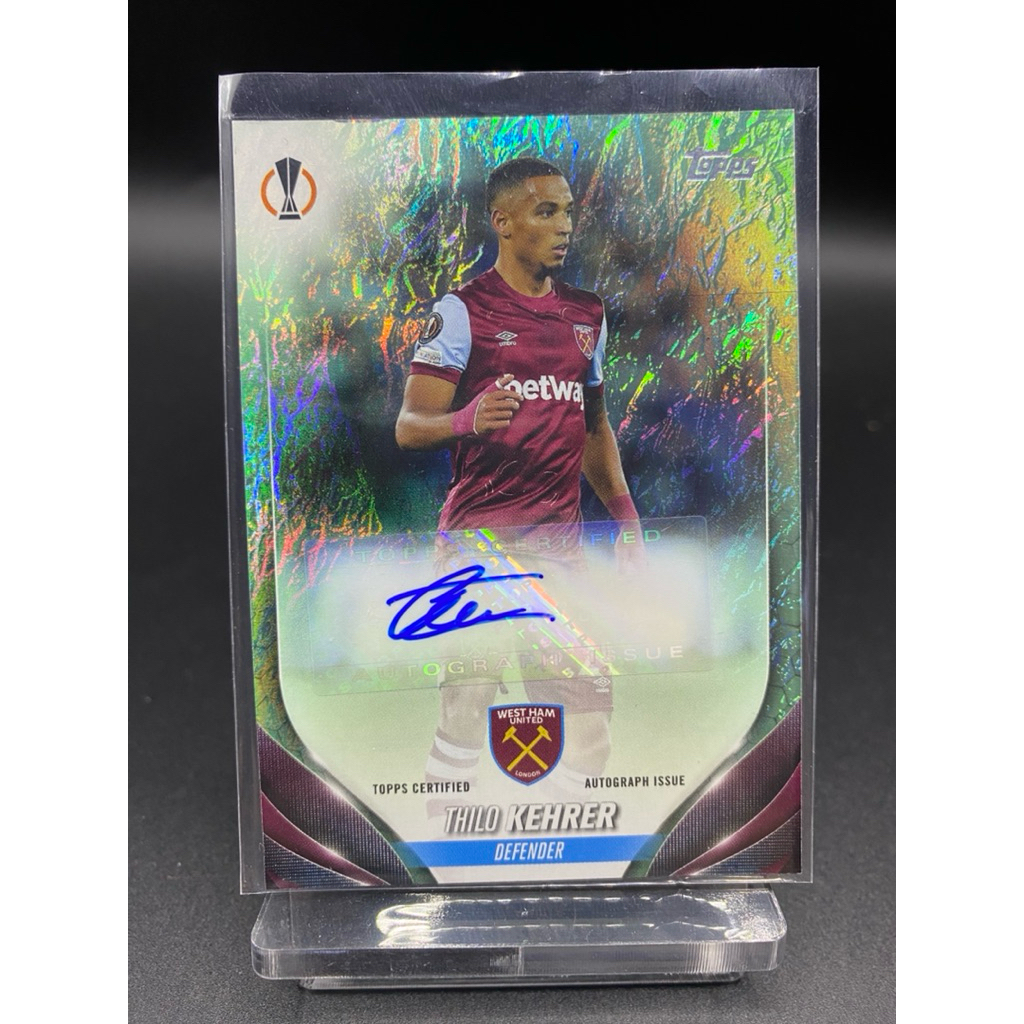 การ์ดลายเซ็น Thilo Kehrer ✍🏼 | 2023-24 Topps UEFA Club Competitions Auto 🌈⚒️