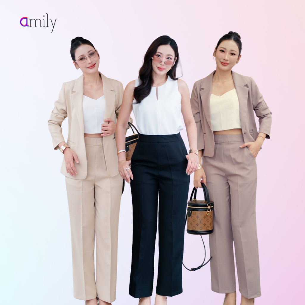 Amilybrand กางเกงขายาว AN101