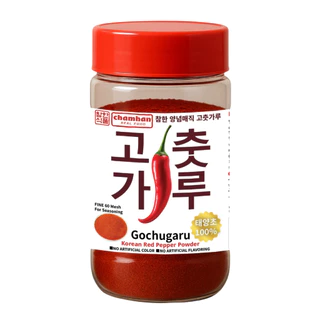 CHAMHAN Red Pepper Powder 200 g พริกแดงป่นสไตล์เกาหลี ป่นหยาบ / ป่นละเอียด ตราชัมฮัน ขนาด 200 กรัม (EXP.09/2026) (HALAL)