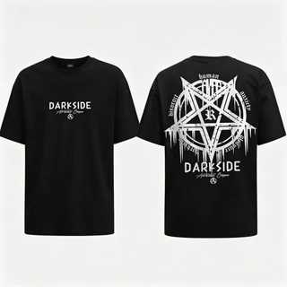 (SOD) เสื้อยืดสีดำขาว เสื้อยืดโอเวอร์ไซส์ สีขาว สีดำ คอกลม สำหรับผู้ชายและผู้หญิง