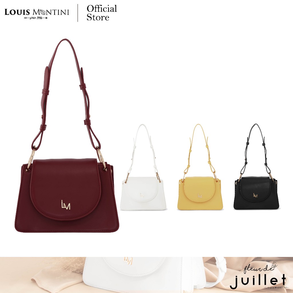 [Clearance sale] Louis Montini (Fleur De Juillet) กระเป๋าถือผู้หญิง Handbags Larkspur #13 - LY13