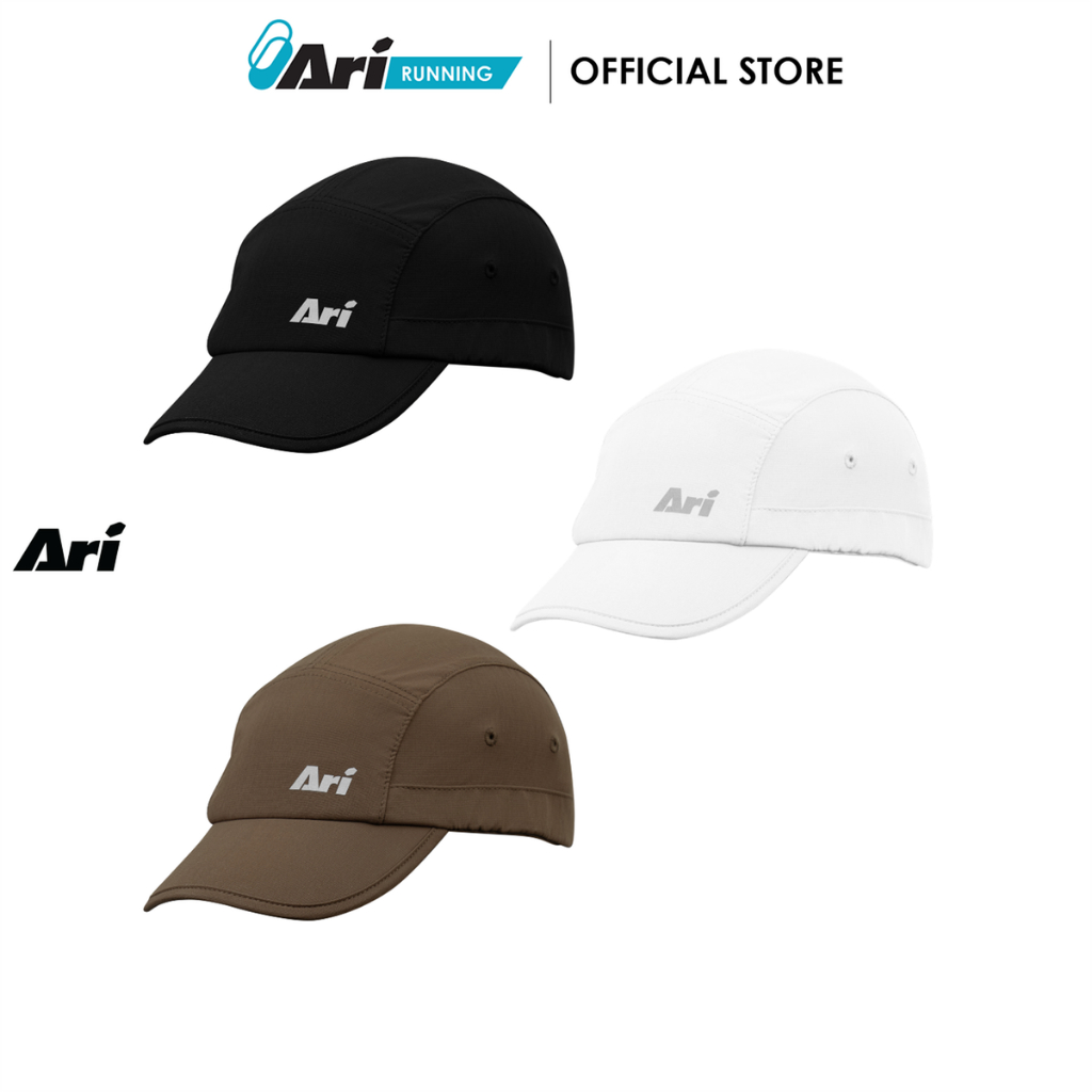 ARI ESSENTIAL 5 PANELS RUNNING CAP หมวก อาริ ESSENTIAL 5 PANELS