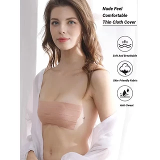 Boob Tape เทปแปะหน้าอก กาวทางการแพทย์ ไร้โครง มองไม่เห็น ติดทนนาน ยกกระชับ กันน้ำ กันเหงื่อ ใส่เสื้อเปิดหลัง-ชุดเกาะอกได