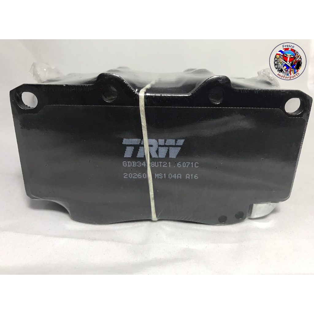 ผ้าเบรคหน้า Toyota Vigo 4x4 Pre-Runner 2.5, 3.0 D ปี 2004-2008 (TRW-UTEC) ยี่ห้อ TRW ของแท้