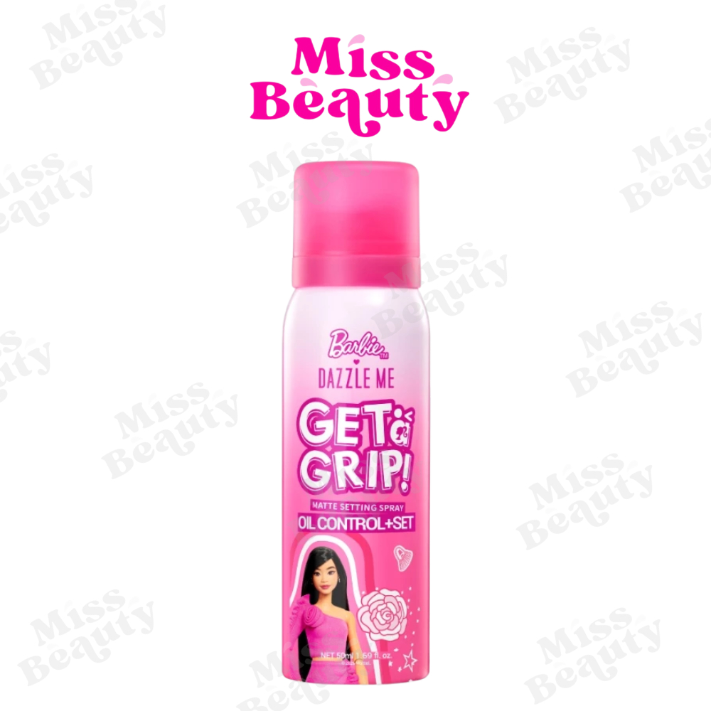 (ขวดสเปรย์) Barbie DAZZLE ME Get a Grip! Makeup Setting Spray แดซเซิลมี เซ็ทติ้ง สเปรย์ ออยล์คอนโทรล 50 มล. (บาร์บี้)