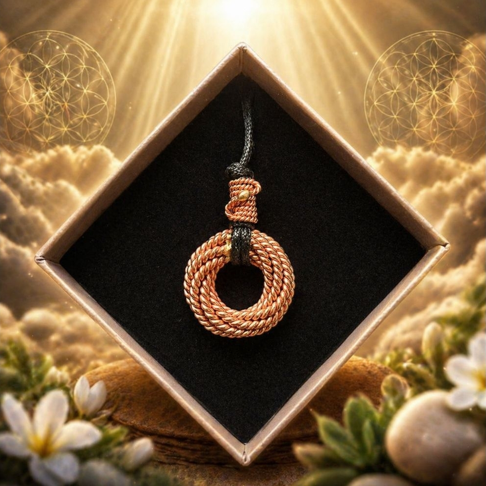 Torus 144 Energy Pendant – Infinity Flow, Wealth & Focus 🪷