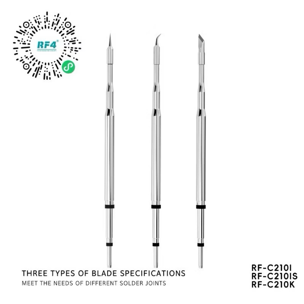 Rf4 RF-C210 Series เคล็ดลับหัวแร้งแบบบูรณาการและแกนความร้อนการกู้คืนอุณหภูมินําความร้อนที่มีประสิทธิภาพสําหรับ S210