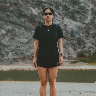 YUPSTER เสื้อวิ่งแขนสั้น ผู้หญิง รุ่น [ Trail Motion ] Women Running T-Shirt ผ้าเบา แห้งไว