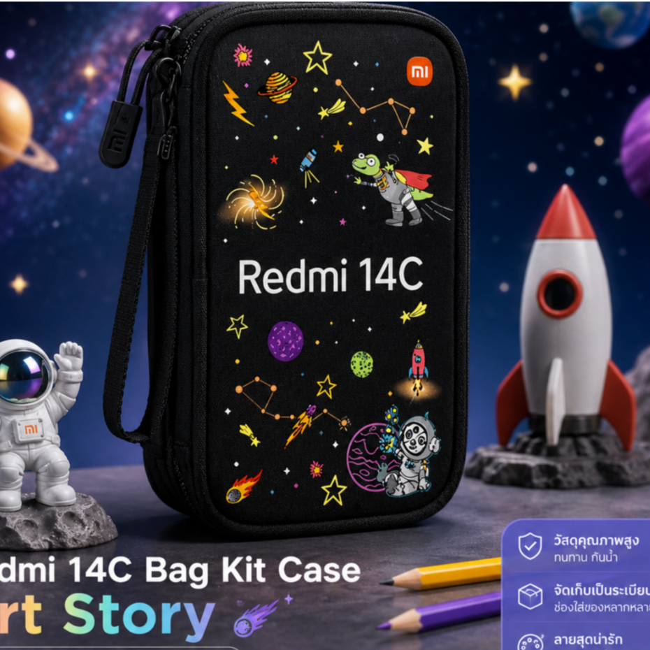 กระเป๋า Redmi 14C --Redmi 14C Kit Hat By Art story Austistic / Redmi 14C