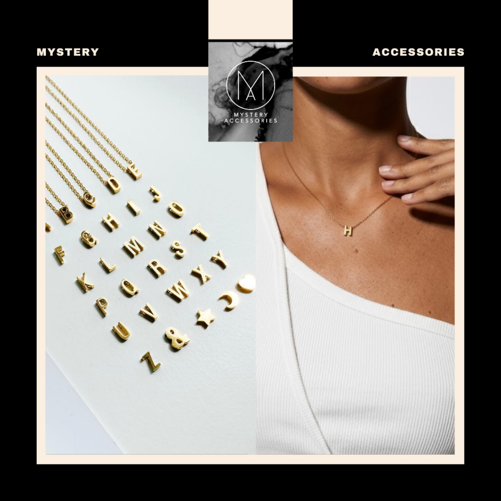 ✨𝐁𝐞𝐬𝐭 𝐬𝐞𝐥𝐥𝐞𝐫✨ Alphabet Stainless Necklace สร้อยคอสแตนเลสพร้อมจี้ A-Z และสัญลักษณ์ ของขวัญวันเกิด | Mystery Accessories