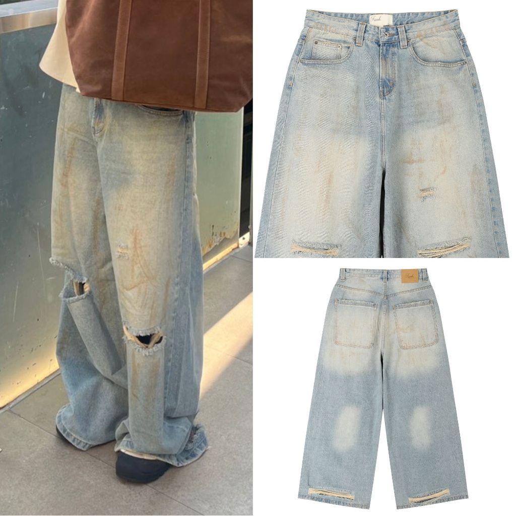 FRANK. Dusty Rebel Denim (กางเกงยีนส์)