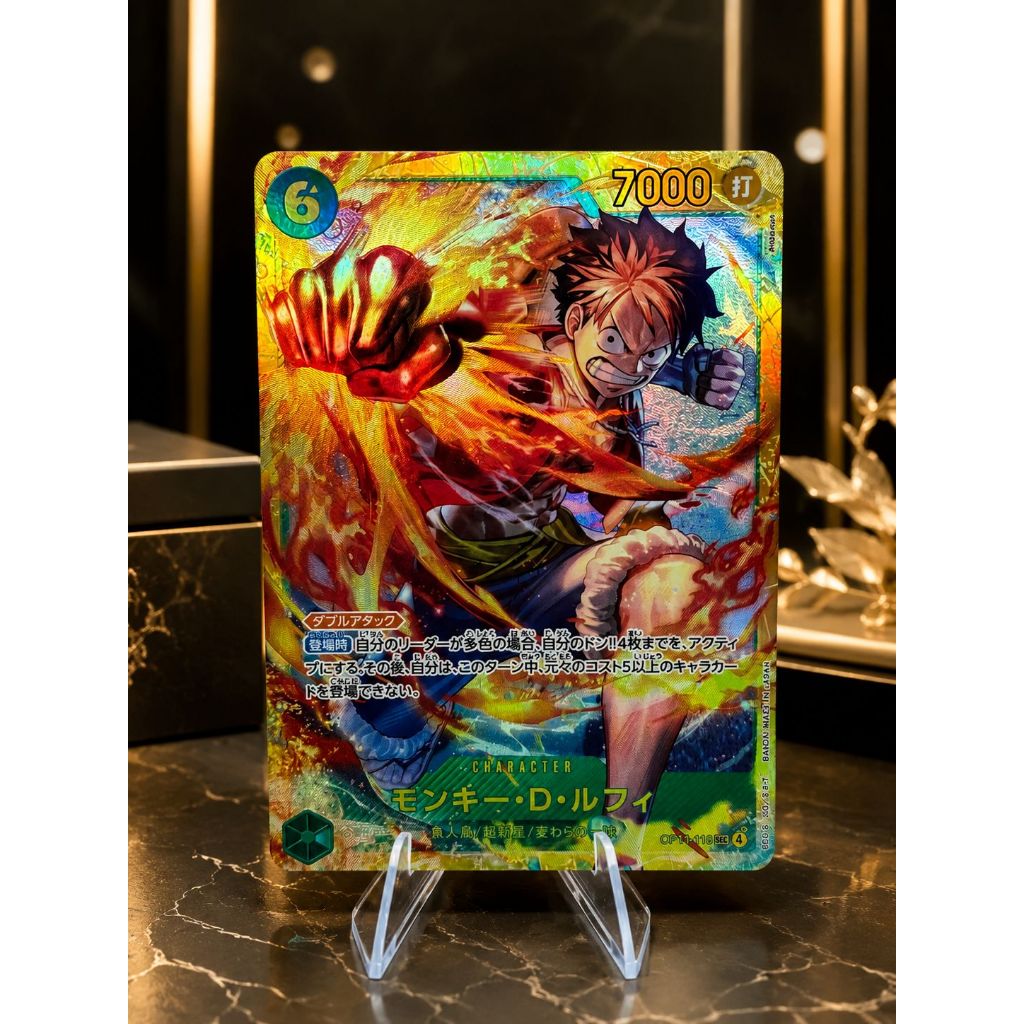 การ์ดแท้ One Piece Card Game – การ์ด LEADER และR SR ภาษาญี่ปุ่น ผลิตโดย Bandai