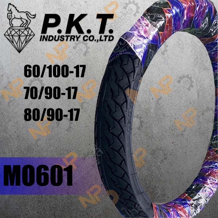 ยางนอก PKT ขอบ17 (แบบใช้ยางใน) ลาย MO601